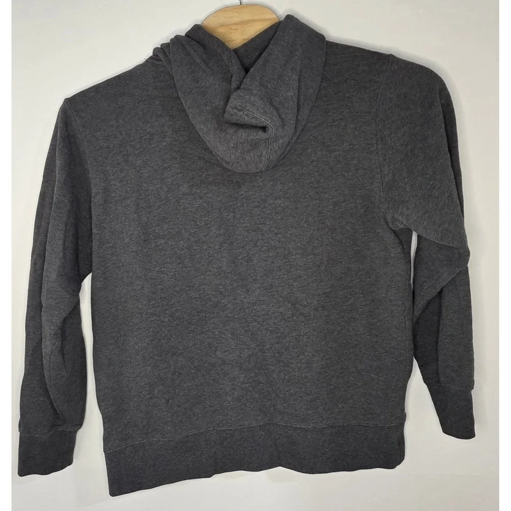 The North Face Mens Size L Gray Graphic Long Sleeve Hoodie‎